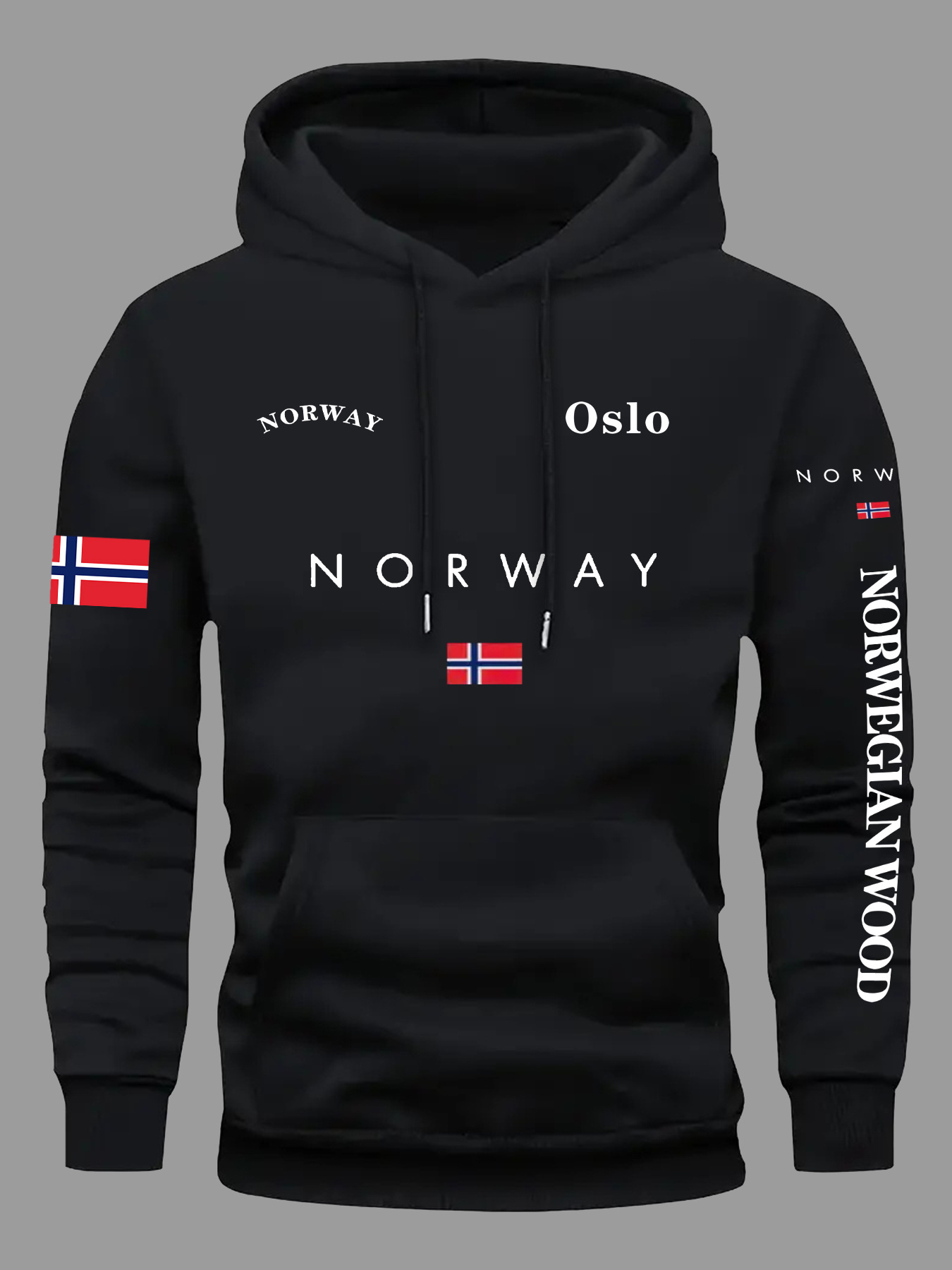 NORWAY Flag Hoodies Men Women  - Outdoor Adventure Outfit review and price