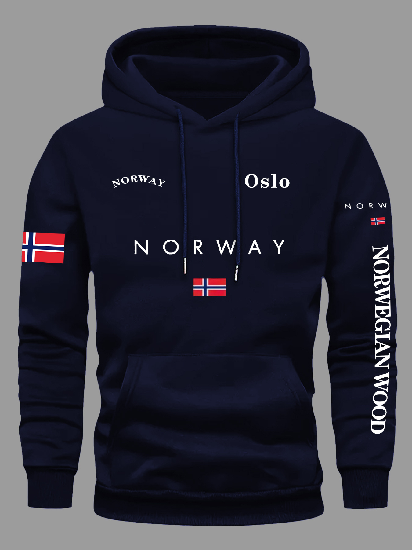 NORWAY Flag Hoodies Men Women  - Outdoor Adventure Outfit review and price