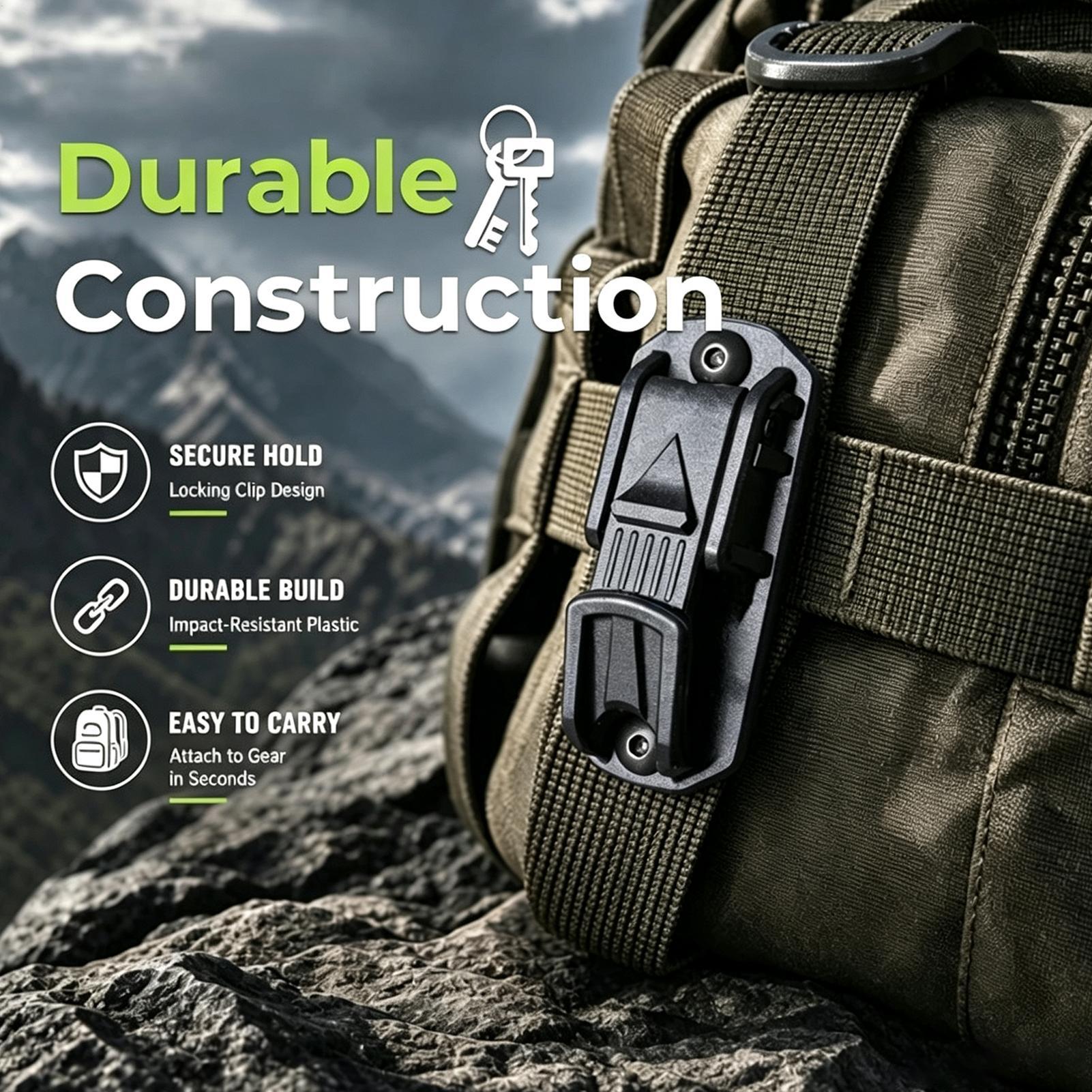 Belt Clips Heavy-Duty Backpack - Outdoor Adventure Backpack review and price