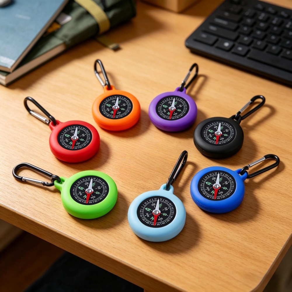 5-20 PCS Mini Compass Keychain - Outdoor Adventure Birthday Party review and price